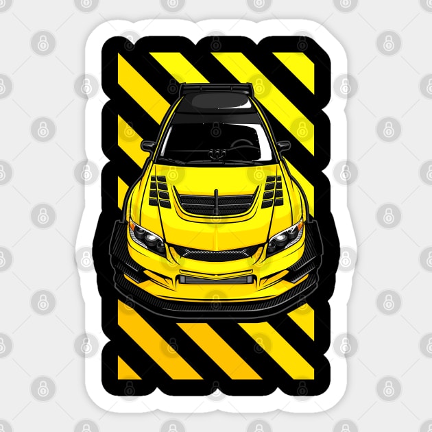 Mitsubishi Evolution Sticker by JDMAPEX